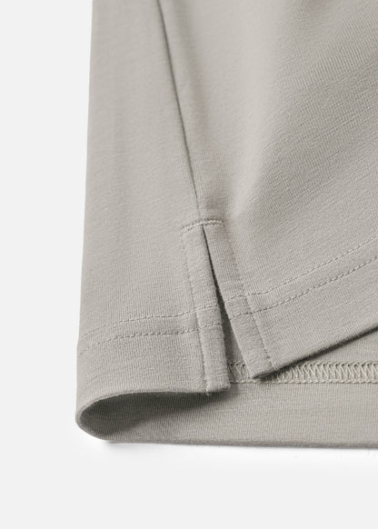 Áo Thun Tay Dài Raglan FlexFit™ Vải Mỏng Mịn Có Lỗ Xỏ Ngón Tiện Lợi Non Branded 052 Màu Xám Nhạt Dáng Vừa Vặn F3