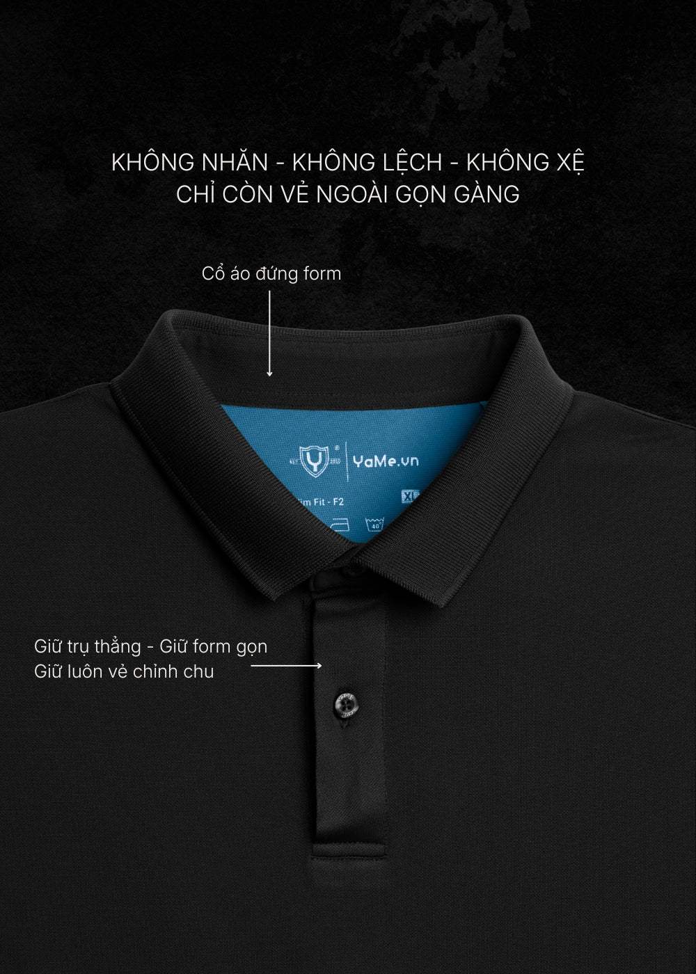 Áo Polo Vải Cá Sấu Phối Màu ColorLock™ Mặc Thoáng Mát Giữ Màu Tốt Non Branded 056 Màu Hồng Dáng Ôm Vừa F2