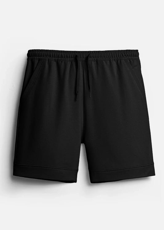 Quần Đùi Thun Anti-UV™ Chống Nắng, Bề Mặt Mướt Tay Nhanh Khô Non Branded 057 Màu Đen Dáng Vừa Vặn F3