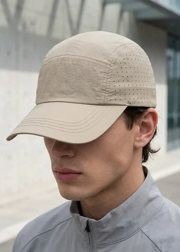 Nón Dad Hat Dù Lỗ Lazer Thoáng Khí NB 012 Be