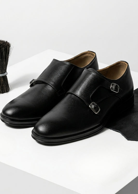 Giày Tây Loafer Real Leather 006 Đen