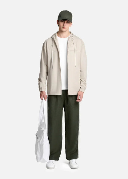 Quần Nhung Tăm DurableTex™ Vải Dày Dặn Đứng Phom Seventy Seven 033 Màu Xanh Lá Đậm Dáng Rộng Rãi F4