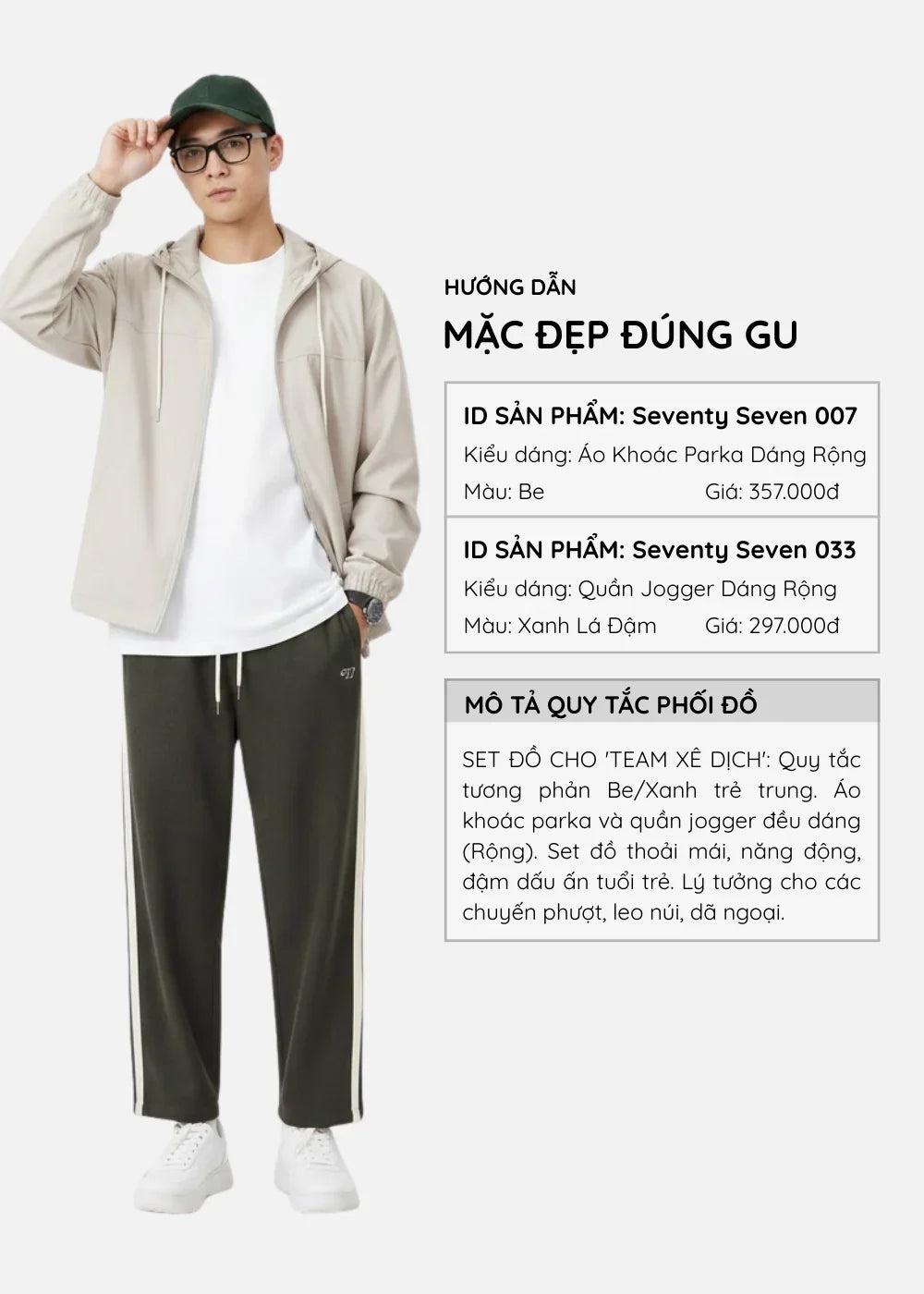 Quần Nhung Tăm DurableTex™ Vải Dày Dặn Đứng Phom Seventy Seven 033 Màu Xanh Lá Đậm Dáng Rộng Rãi F4