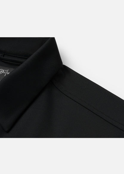 Sơ Mi Tay Ngắn AirDry™ Nhẹ Co Giãn Thoát Nhiệt Tốt Seventy Seven 054 Màu Đen Dáng Vừa Vặn F3