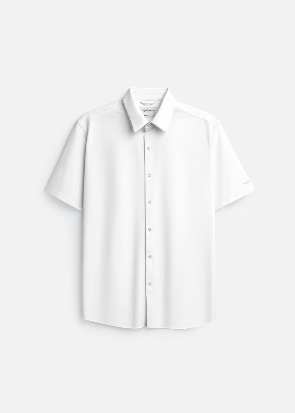 Sơ Mi Tay Ngắn AirDry™ Nhẹ Co Giãn Thoát Nhiệt Tốt Seventy Seven 054 Màu Trắng Dáng Vừa Vặn F3