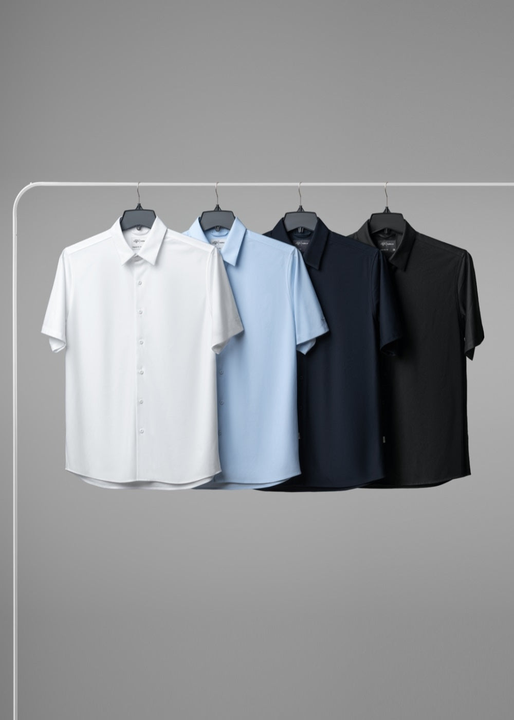 Sơ Mi Tay Ngắn AirDry™ Nhẹ Co Giãn Thoát Nhiệt Tốt Seventy Seven 054 Màu Xanh Dương Nhạt Dáng Vừa Vặn F3