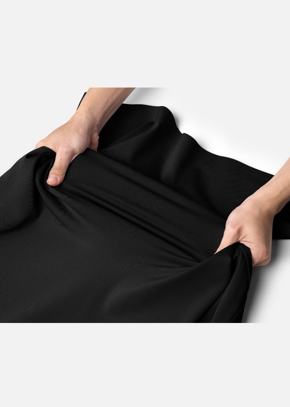 Áo Polo Sợi Làm Mát IceVibes™ Mặc Đi Nắng Giải Nhiệt Nhanh Chóng The Minimalist 015 Màu Đen 2 Form 10 Size