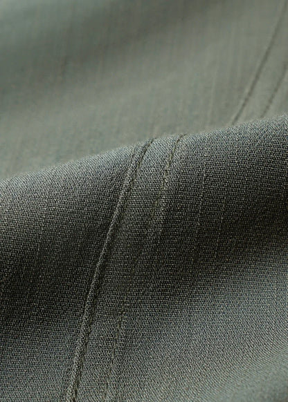 Áo Sơ Mi Tay Ngắn Mát Như Vải Đũi AirDry™ Thoát Mồ Hôi Nhanh The No Style 117 Màu Xanh Lá Đậm Dáng Rộng Rãi F4