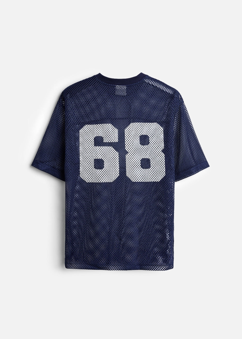 Áo Thun Vải Dệt Lưới AirDry™ Thoát Nhiệt Nhanh "NEVER SLEEPS" The No Style 207 Màu Xanh Dương Đậm Dáng Rộng Rãi F4