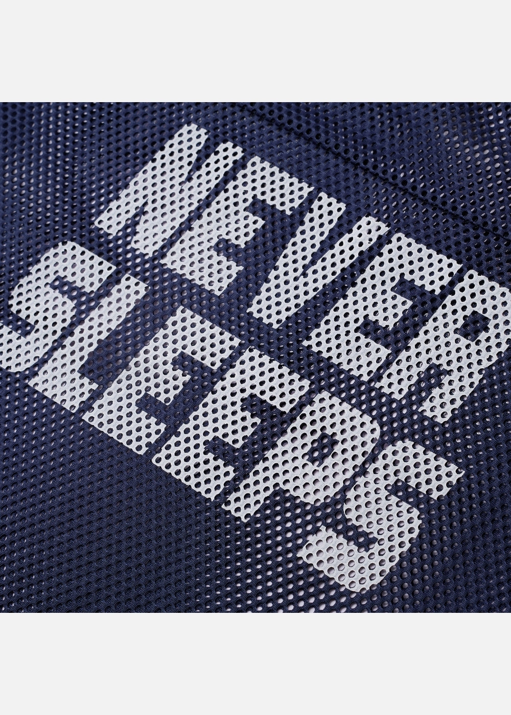 Áo Thun Vải Dệt Lưới AirDry™ Thoát Nhiệt Nhanh "NEVER SLEEPS" The No Style 207 Màu Xanh Dương Đậm Dáng Rộng Rãi F4