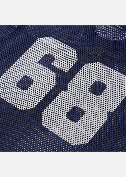 Áo Thun Vải Dệt Lưới AirDry™ Thoát Nhiệt Nhanh "NEVER SLEEPS" The No Style 207 Màu Xanh Dương Đậm Dáng Rộng Rãi F4