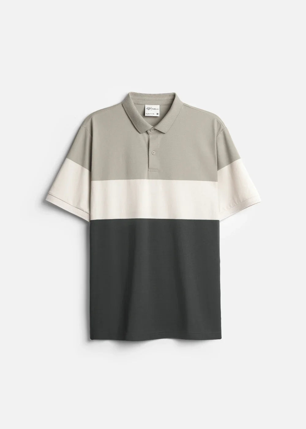 Áo Polo Vải Cá Sấu Phối Mảng Màu AirDry™ Mặc Nhẹ Thoát Mồ Hôi Tốt The Weekend 003 Màu Nâu Xanh Lá Dáng Vừa Vặn F3