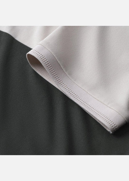 Áo Polo Vải Cá Sấu Phối Mảng Màu AirDry™ Mặc Nhẹ Thoát Mồ Hôi Tốt The Weekend 003 Màu Nâu Xanh Lá Dáng Vừa Vặn F3