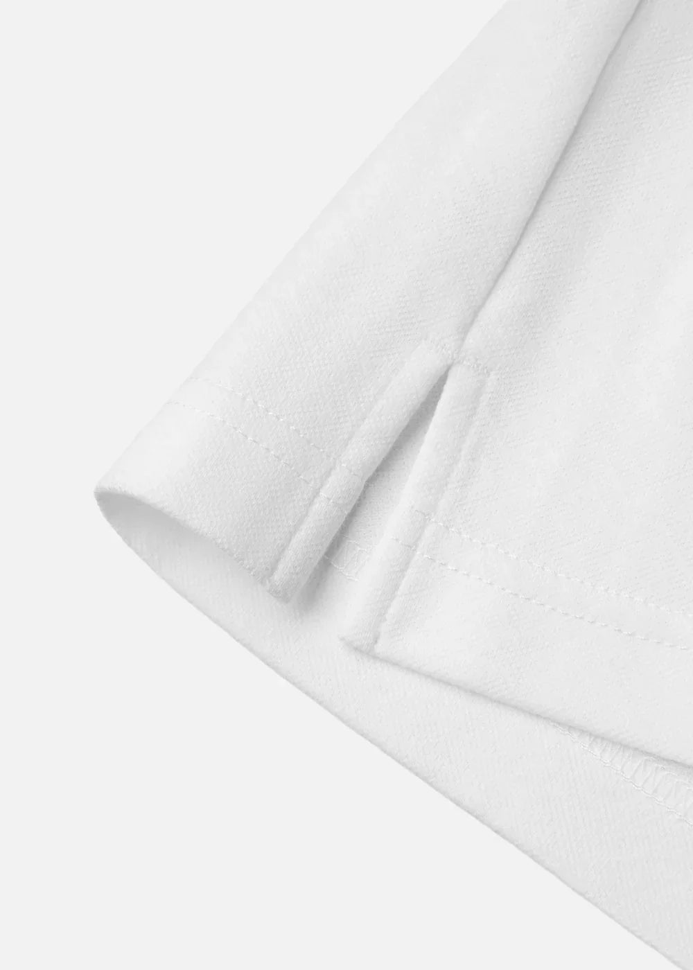 Áo Polo Cổ V Không Gò Bó FlexFit™ Co Giãn Êm Ái The Weekend 007 Màu Trắng Dáng Vừa Vặn F3