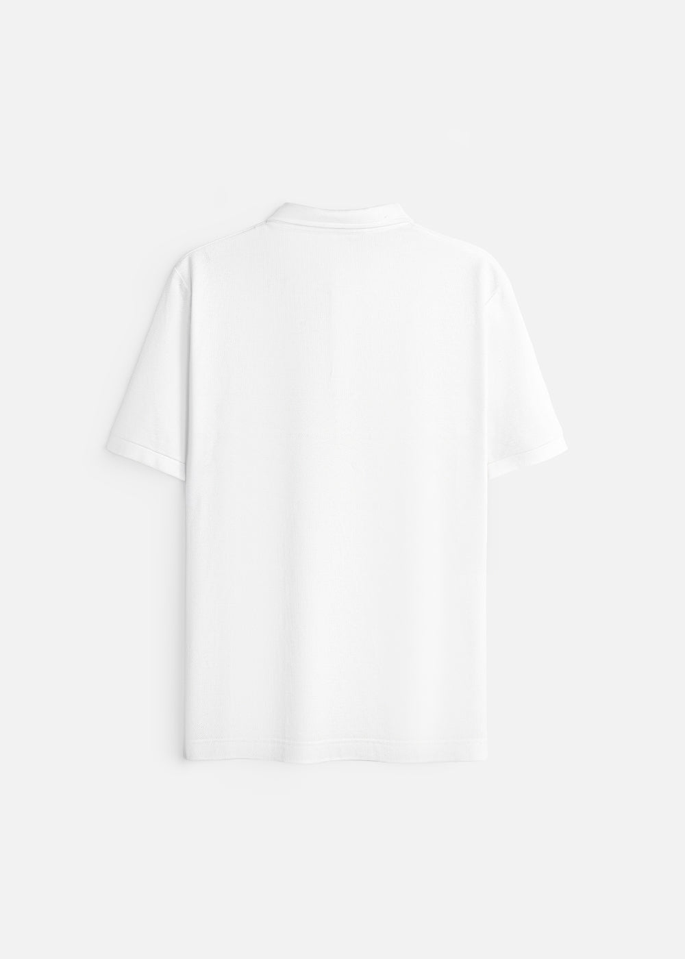 Áo Polo Cổ Khóa Kéo ColorLock™ Vải Cá Sấu Thoáng Mát Khóa Màu Sâu The Weekend 008 Màu Trắng Xanh Dương Dáng Vừa Vặn F3