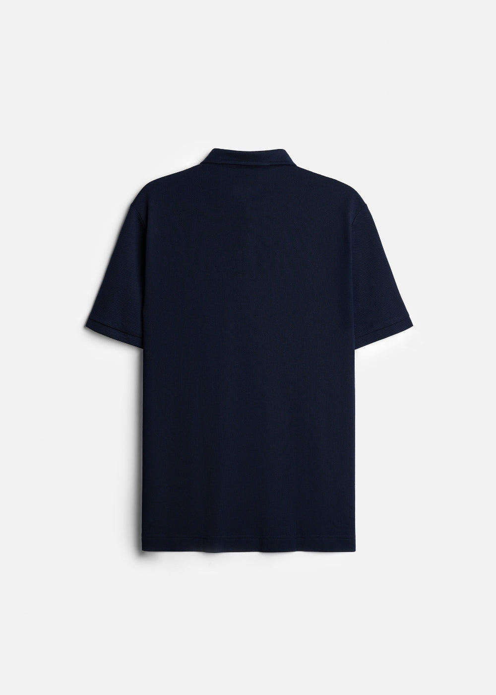 Áo Polo Cổ Khóa Kéo ColorLock™ Vải Cá Sấu Thoáng Mát Khóa Màu Sâu The Weekend 008 Màu Xanh Dương Trắng Dáng Vừa Vặn F3