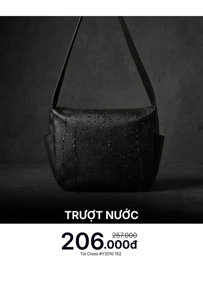 Túi Đeo Chéo Cross Bag Trượt Nước #Y2010 152 Đen