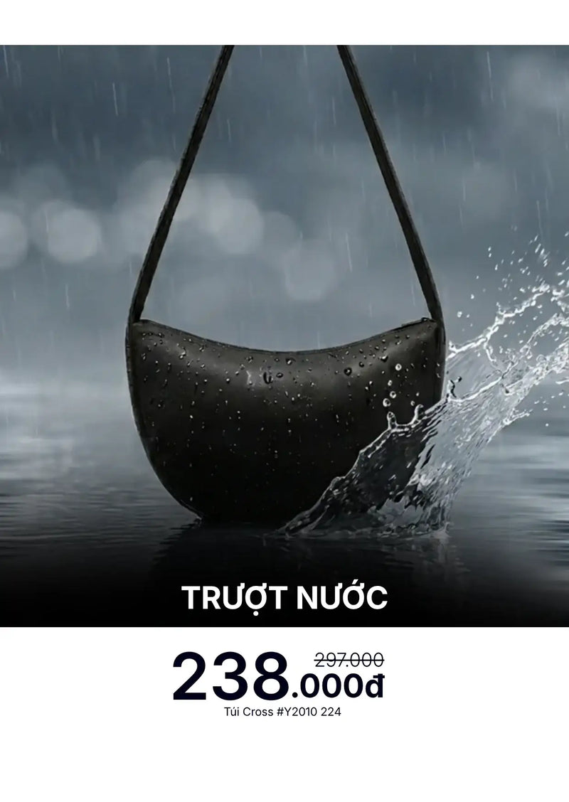 Túi Đeo Chéo Cross Bag Trượt Nước #Y2010 224 (35x22x6)