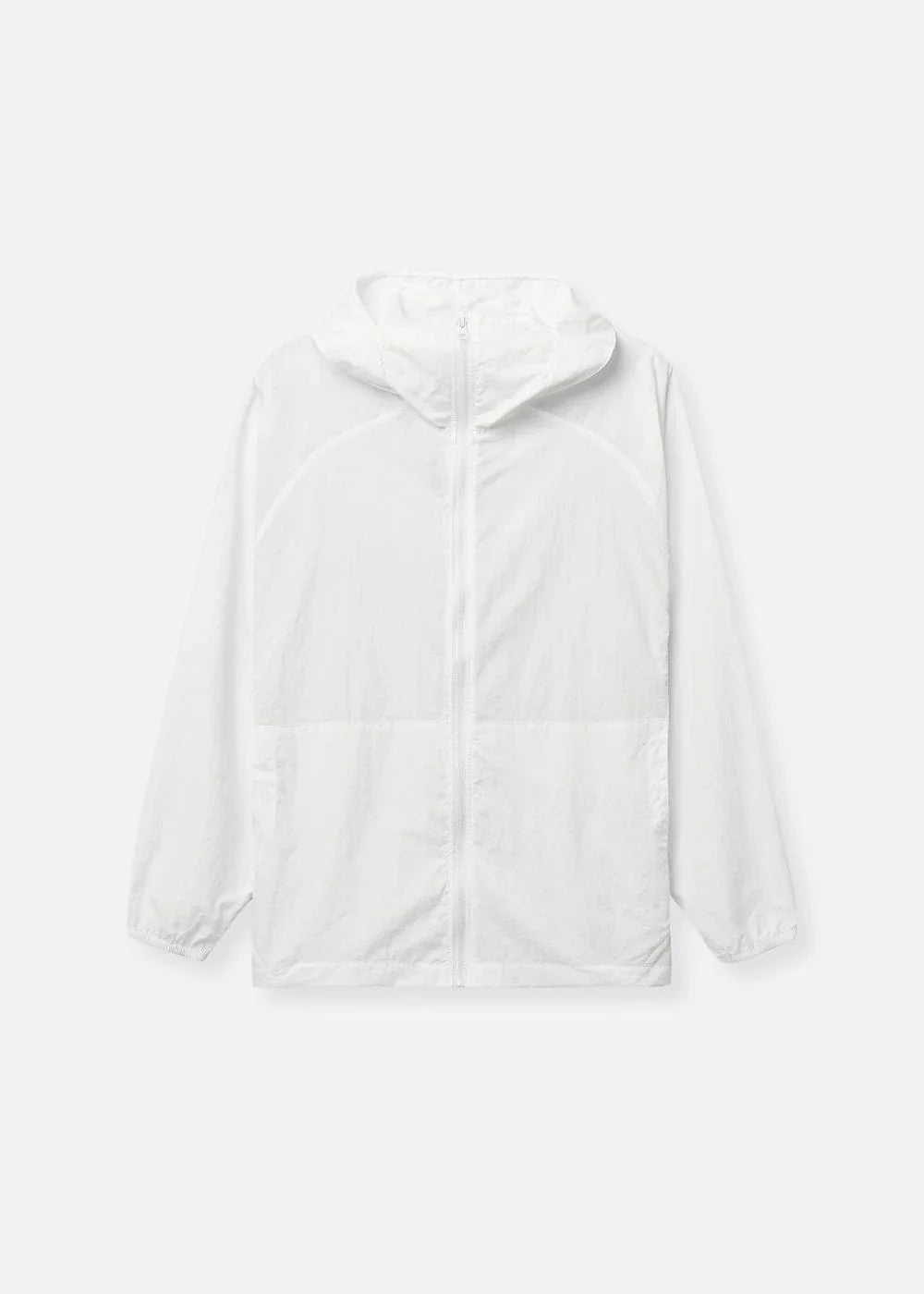 Áo Khoác Gió Trượt Nước Mỏng Nhẹ Nhiều Màu Non Branded 04 Trắng - YaMe.vn