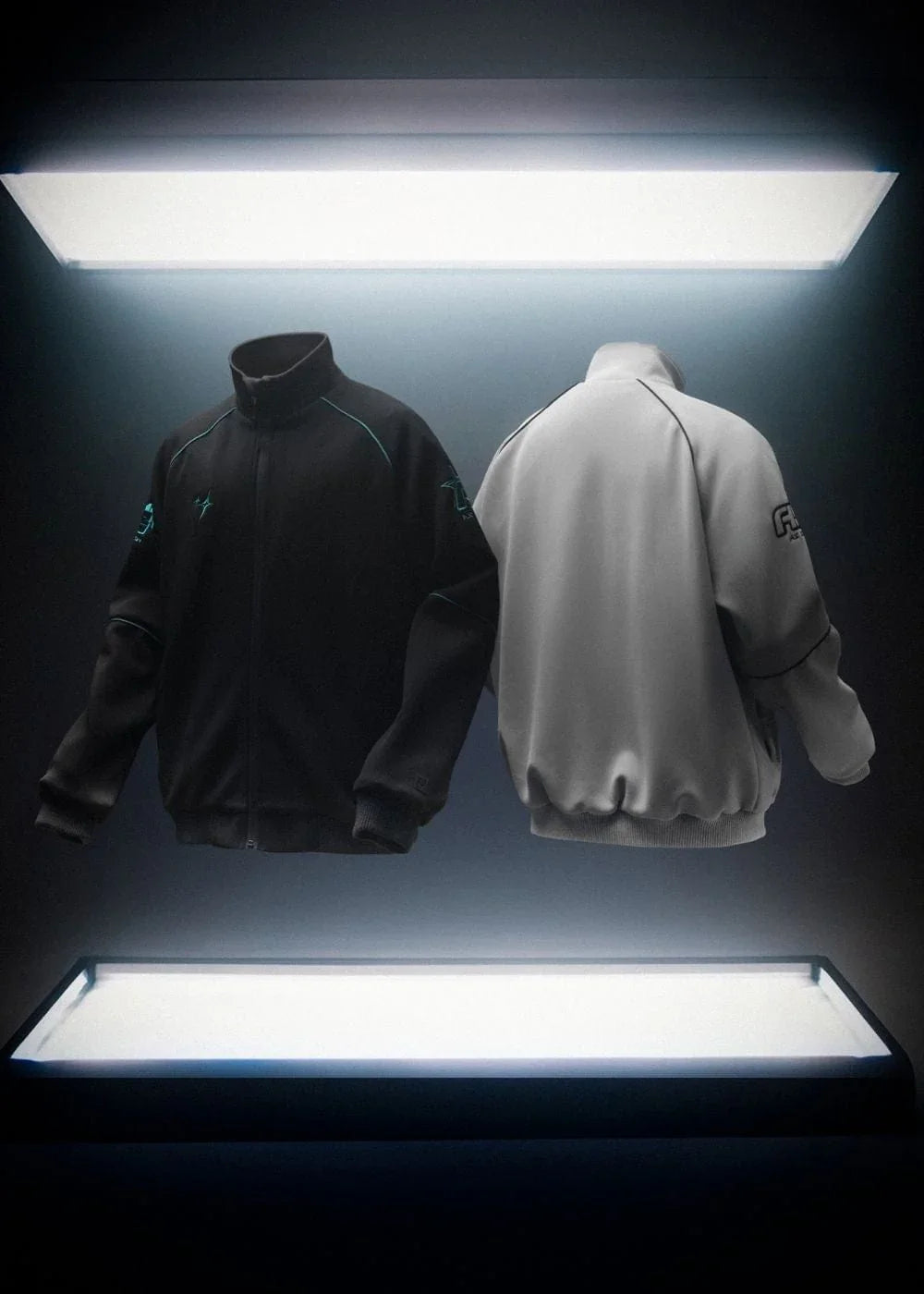 Áo Khoác Bomber Vải Pique Co Giãn No Style M45 Xám Nhạt - YaMe.vn