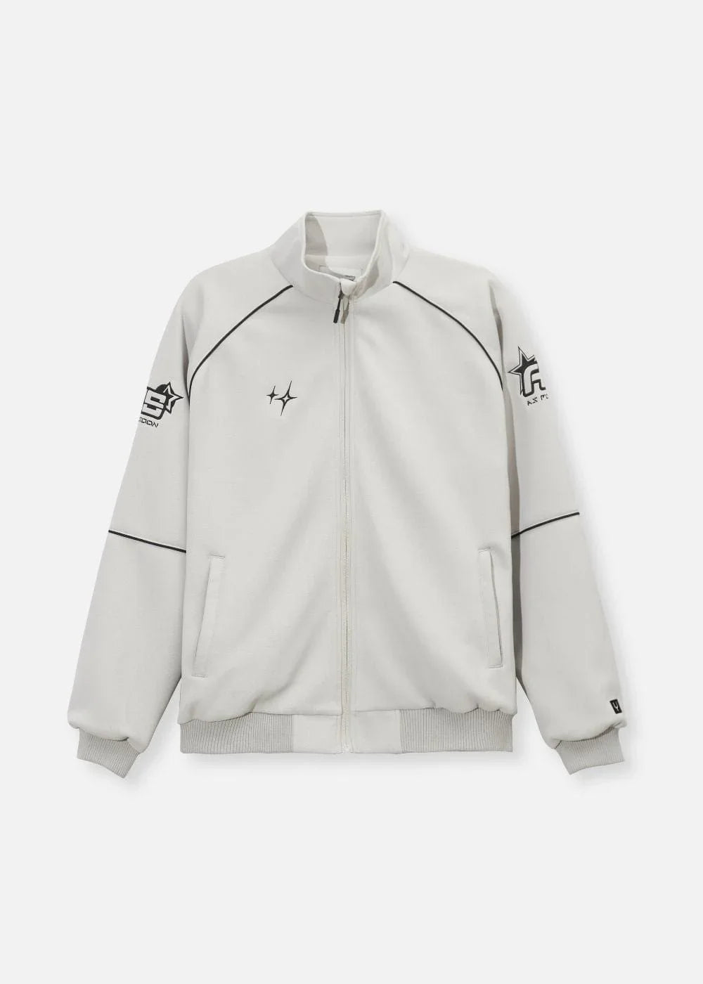 Áo Khoác Bomber Vải Pique Co Giãn No Style M45 Xám Nhạt - YaMe.vn