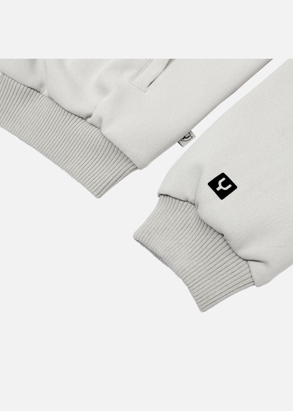 Áo Khoác Bomber Vải Pique Co Giãn No Style M45 Xám Nhạt - YaMe.vn