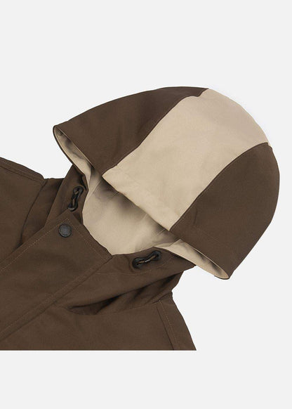 Áo Khoác Gió Phối Màu 2 Lớp Thoáng Khí No Style M52 Nâu Be - YaMe.vn
