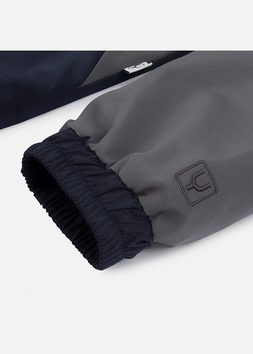 Áo Khoác Gió Phối Màu 2 Lớp Thoáng Khí No Style M52 Xanh Dương Xám - YaMe.vn