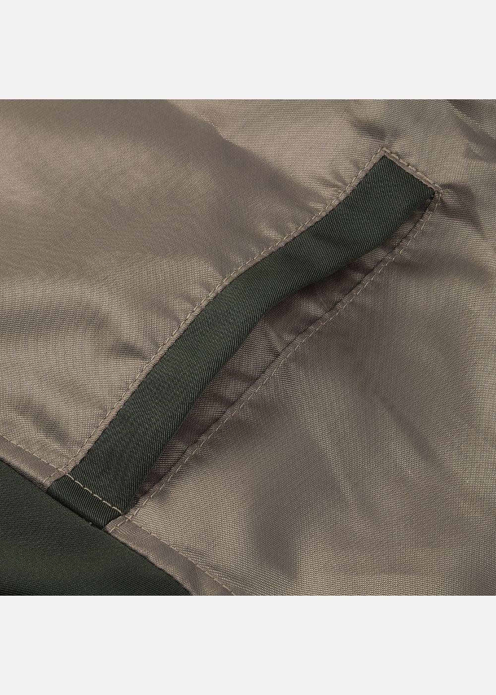 Áo Khoác Gió Phối Màu 2 Lớp Thoáng Khí No Style M52 Xanh Lá Đậm - YaMe.vn