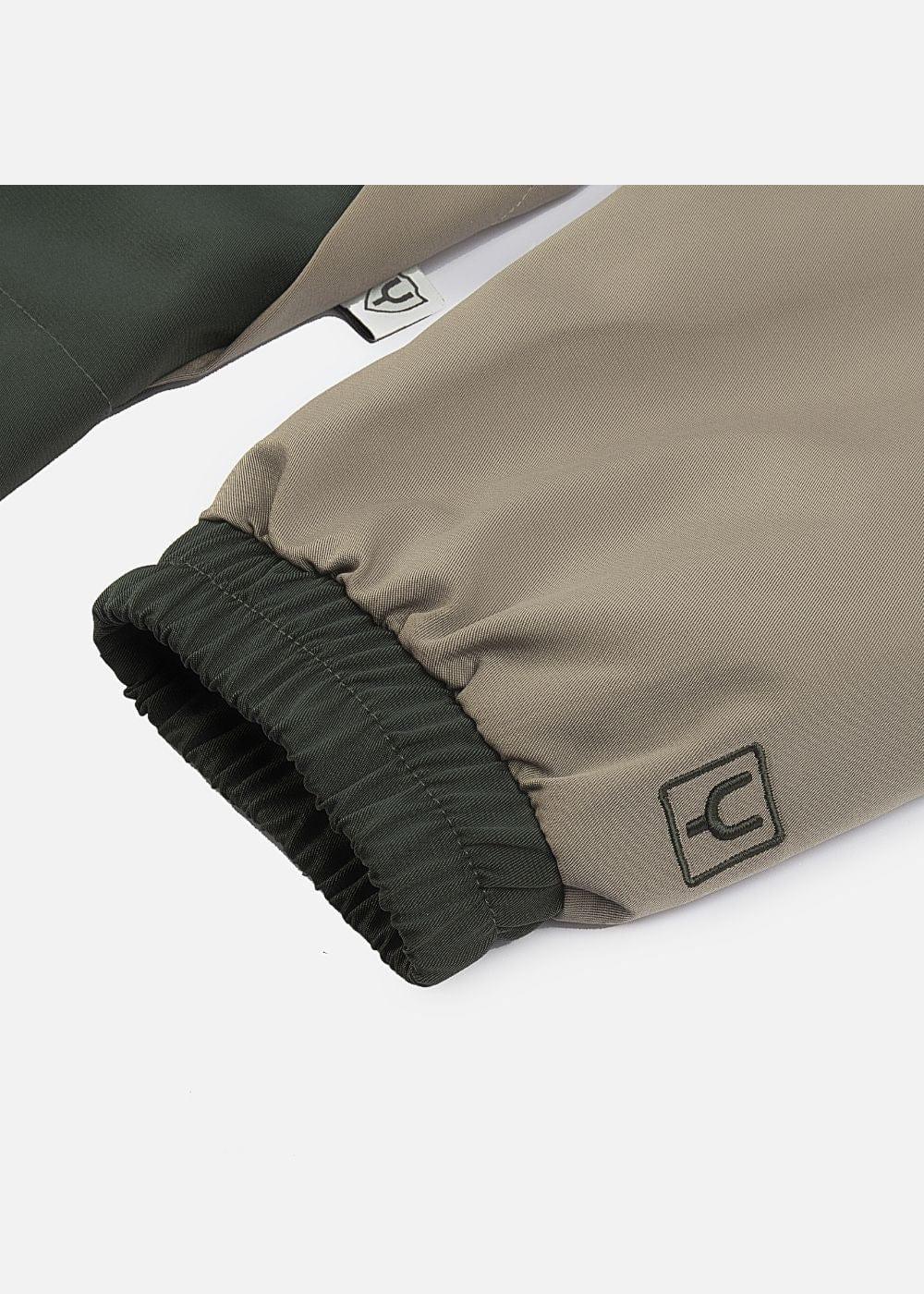 Áo Khoác Gió Phối Màu 2 Lớp Thoáng Khí No Style M52 Xanh Lá Đậm - YaMe.vn