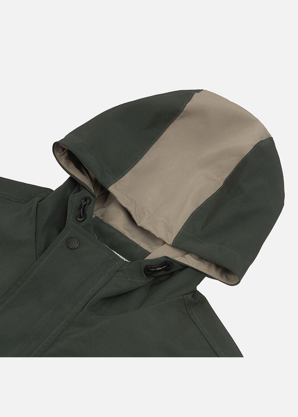 Áo Khoác Gió Phối Màu 2 Lớp Thoáng Khí No Style M52 Xanh Lá Đậm - YaMe.vn