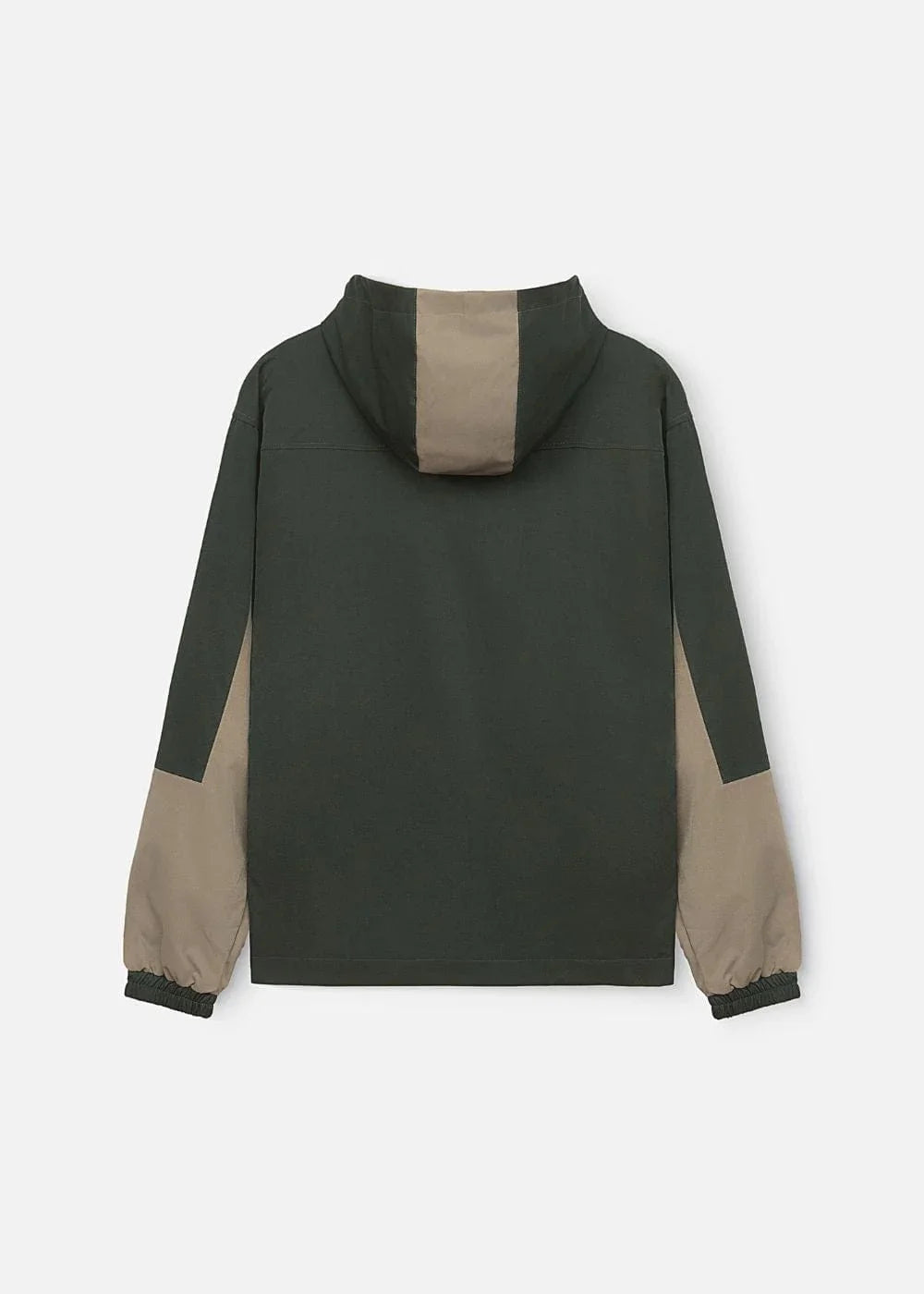 Áo Khoác Gió Phối Màu 2 Lớp Thoáng Khí No Style M52 Xanh Lá Đậm - YaMe.vn