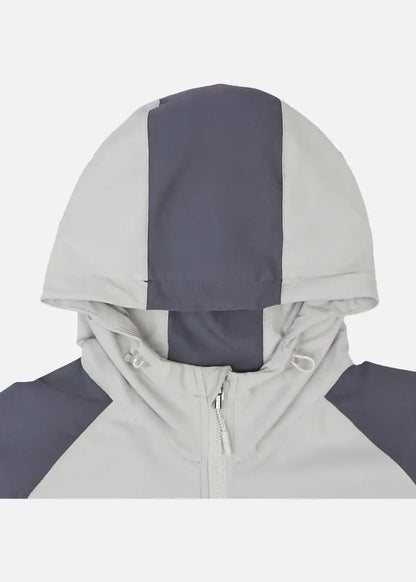 Áo Khoác Gió Co Giãn 2 Lớp No Style M53 Xám Nhạt - YaMe.vn