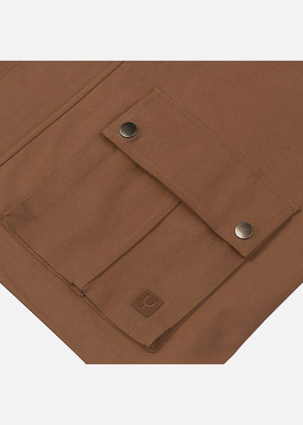 Áo Khoác Kaki Co Giãn Chống Nắng No Style M54 Nâu Đậm - YaMe.vn