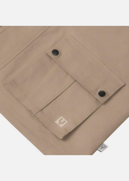 Áo Khoác Kaki Co Giãn Chống Nắng No Style M54 Nâu Nhạt - YaMe.vn