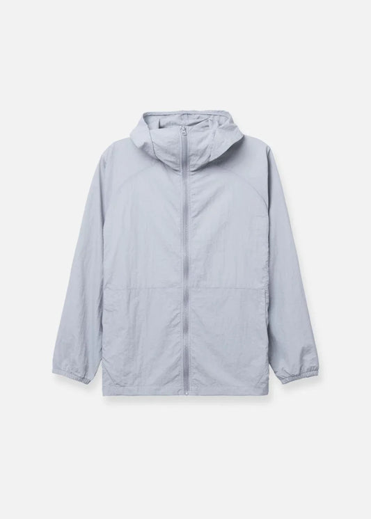 Áo Khoác Gió Trượt Nước Mỏng Nhẹ Nhiều Màu Non Branded 04 Xám Nhạt - YaMe.vn