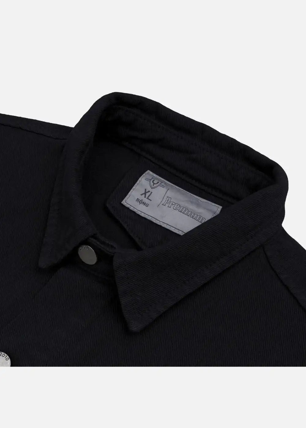 Áo Khoác Jean Nhuộm Hoạt Tính Bền Màu Multi-Color Jean 73 Đen - YaMe.vn