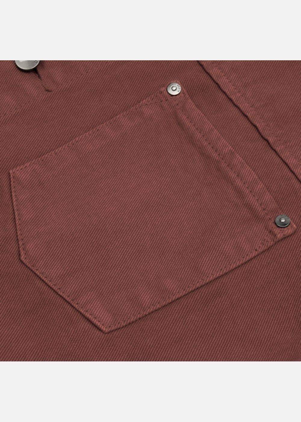 Áo Khoác Jean Nhuộm Hoạt Tính Bền Màu Multi-Color Jean 73 Nâu - YaMe.vn