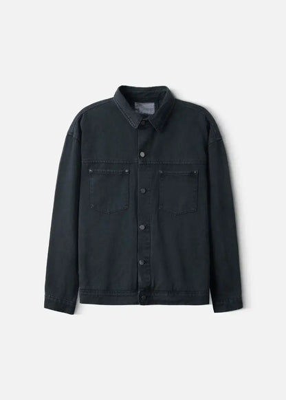 Áo Khoác Jean Nhuộm Hoạt Tính Bền Màu Multi-Color Jean 73 Xanh Lá Đậm - YaMe.vn