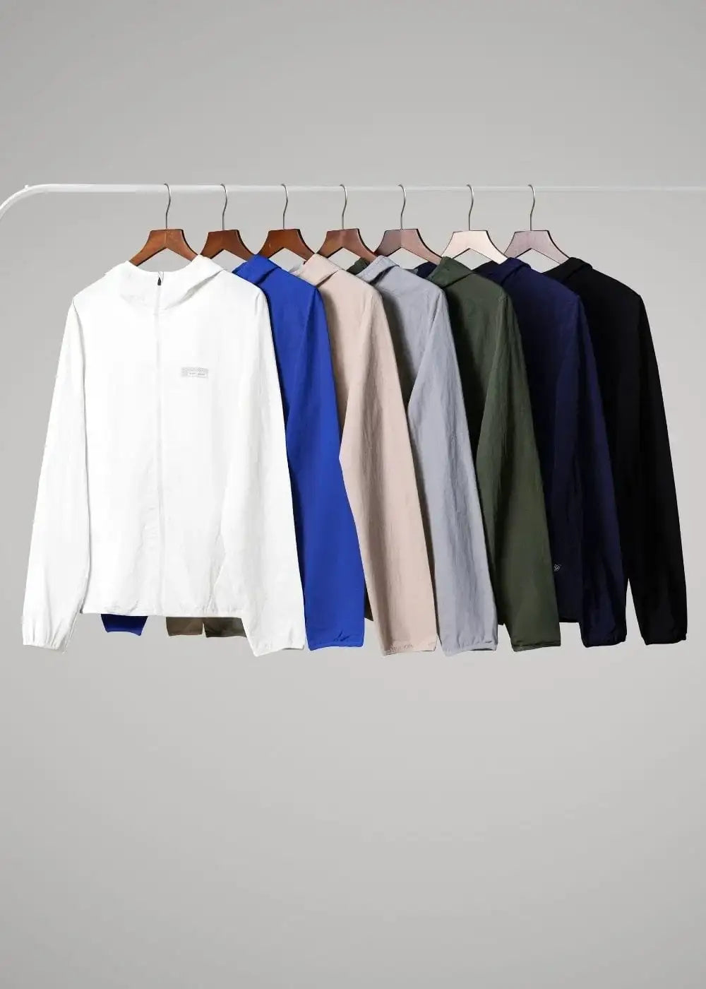 Áo Khoác Gió Trượt Nước Seventy Seven 05 Xám Nhạt - YaMe.vn