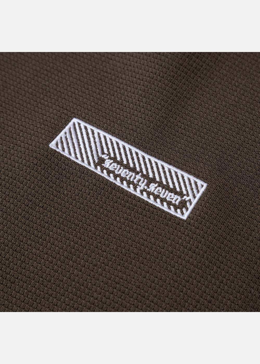 Áo Khoác Hoodie Waffle Thoáng Khí Seventy Seven 39 Nâu Đậm - YaMe.vn