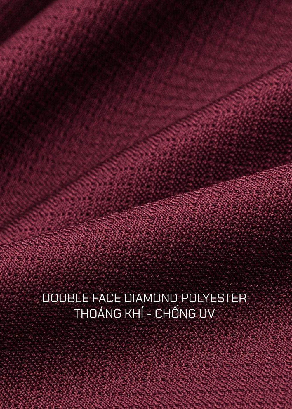 Áo Khoác Thể Thao Chống UV The Beginner 006 Đỏ Đậm - YaMe.vn