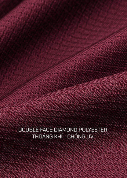 Áo Khoác Thể Thao Chống UV The Beginner 006 Đỏ Đậm - YaMe.vn