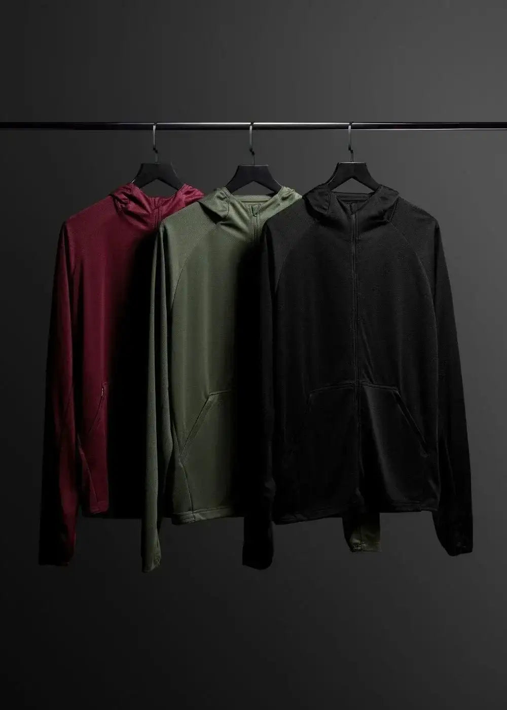 Áo Khoác Thể Thao Chống UV The Beginner 006 Đỏ Đậm - YaMe.vn