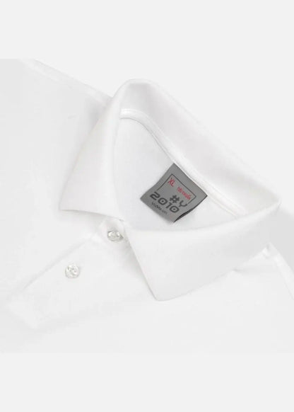 Áo polo trắng nam cổ bẻ, chất liệu mềm mại, thiết kế tinh tế tôn dáng, size XL