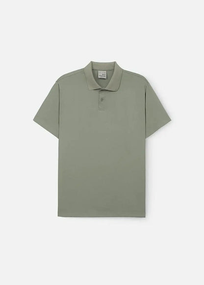 Áo polo nam màu xanh olive, thiết kế tinh tế, mặc bền, tôn dáng nam tính