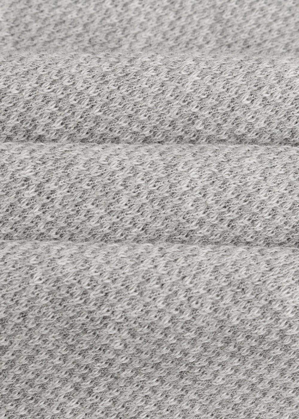 Áo Polo Sweater Cổ Khóa Kéo No Style M38 Xám - YaMe.vn
