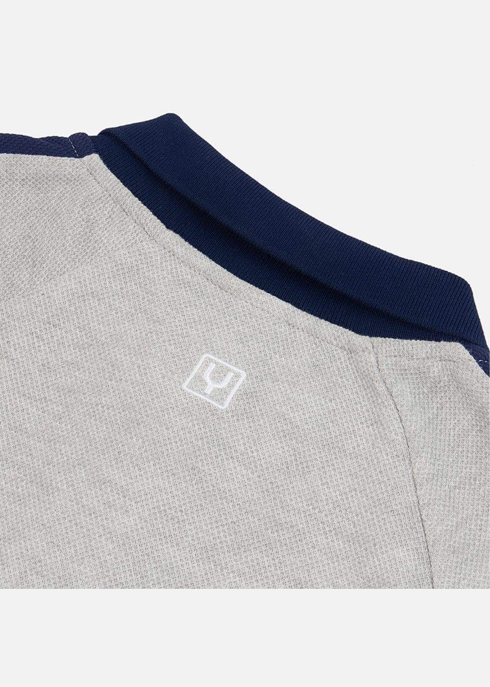 Áo Polo Sweater Cổ Khóa Kéo No Style M38 Xám - YaMe.vn