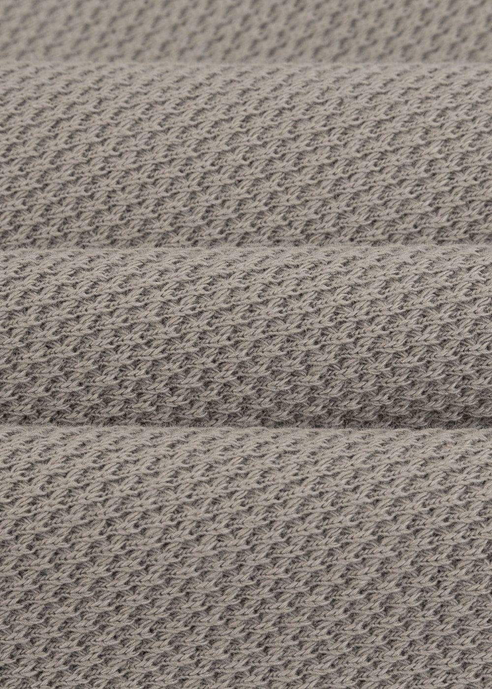 Áo Polo Sweater Cổ Khóa Kéo No Style M38 Xám Đậm - YaMe.vn