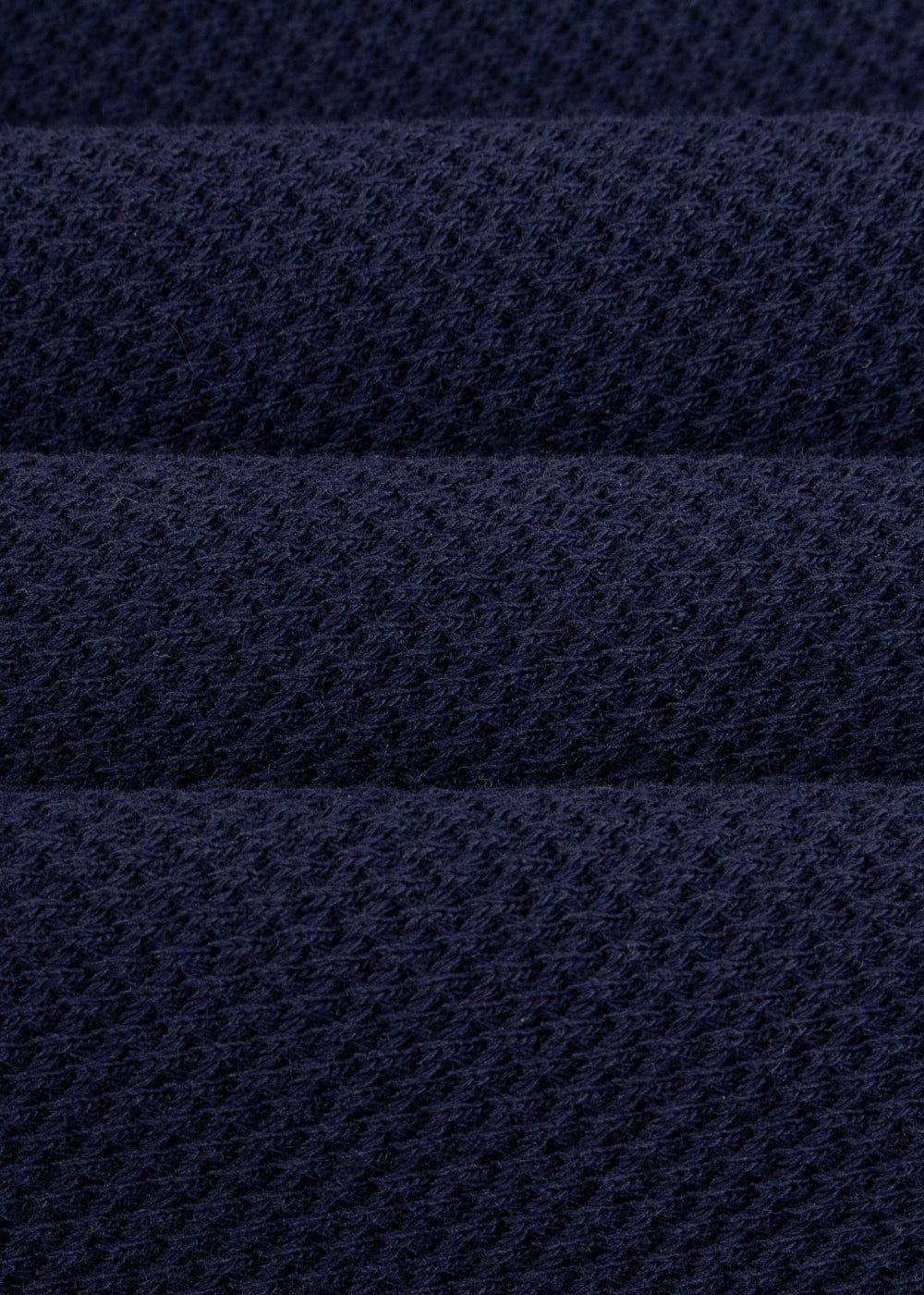 Áo Polo Sweater Cổ Khóa Kéo No Style M38 Xanh Dương Đậm - YaMe.vn